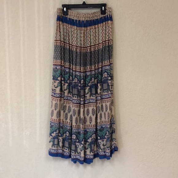 Cotton boho maxi skirt size M - Picture 8 of 8